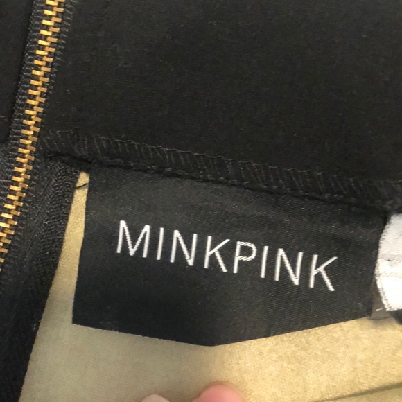 COPY - MinkPink Black & White Pattern Mini Skirt - Picture 5 of 5